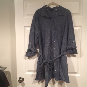 Tommy Hilfiger chambray mink dress / tunic